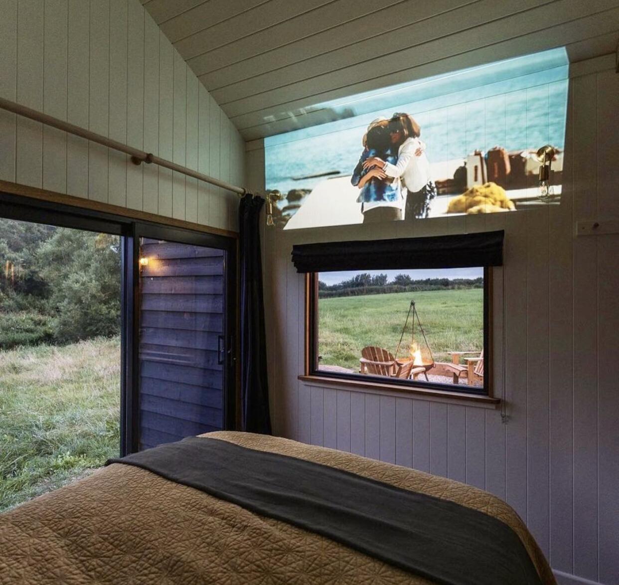 cinema shepherds hut