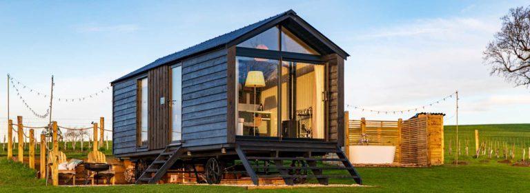 Plankbridge shepherd's huts custom made