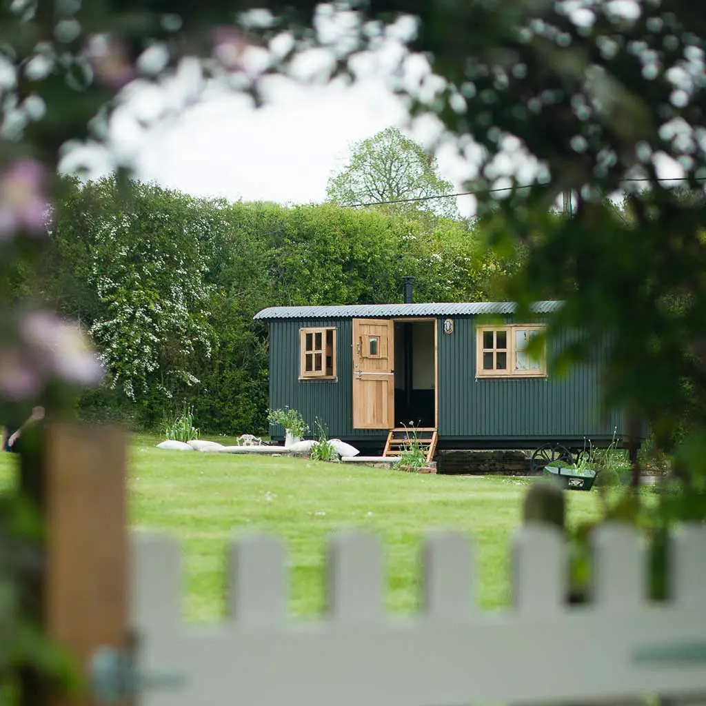 Shepherd's hut granny annexe