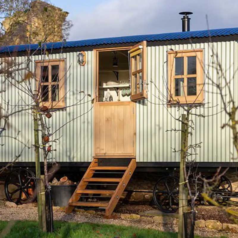 West Ayton Shepherd’s Hut ‘Wrinkly Tin’