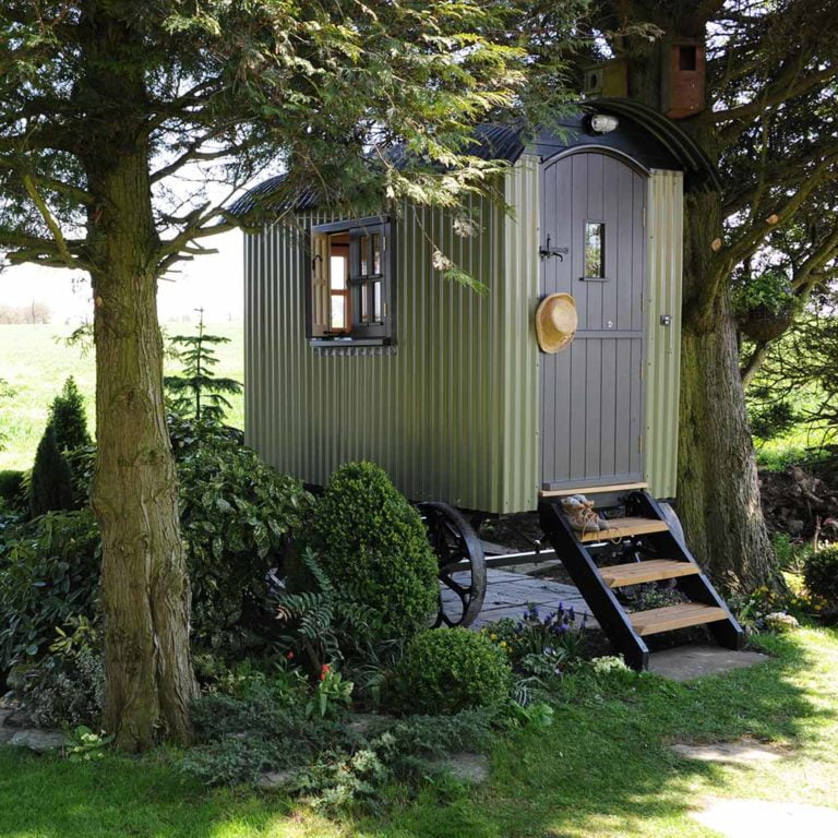 Plankbridge writer's hut