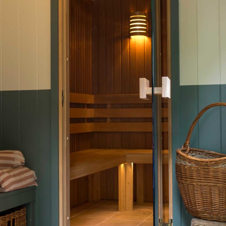 Sauna Snug interior