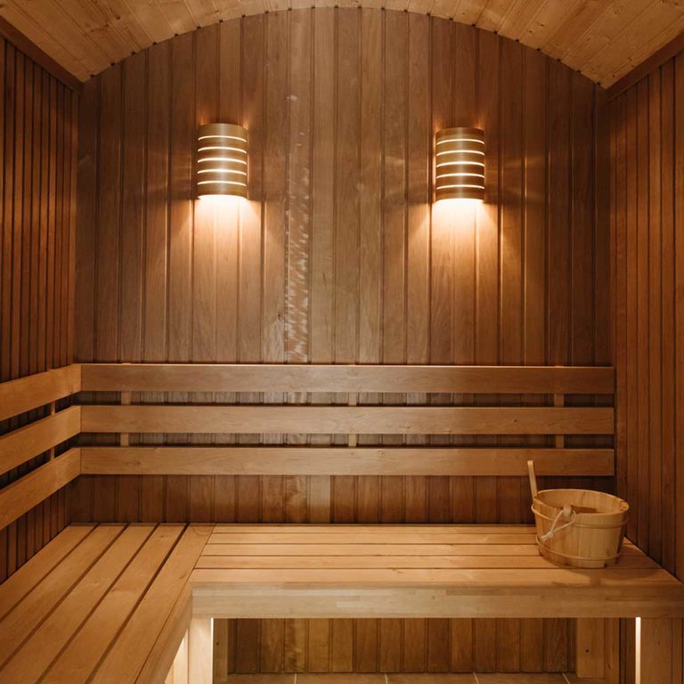 Sauna Snug interior