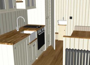 Guest House CAD Interior