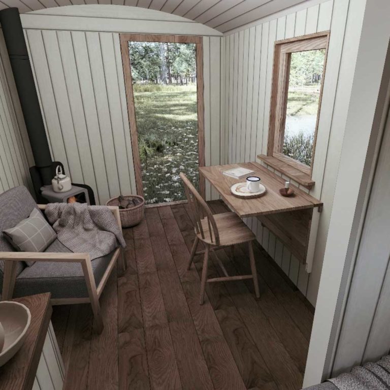 The Hermitage Hut by Plankbridge